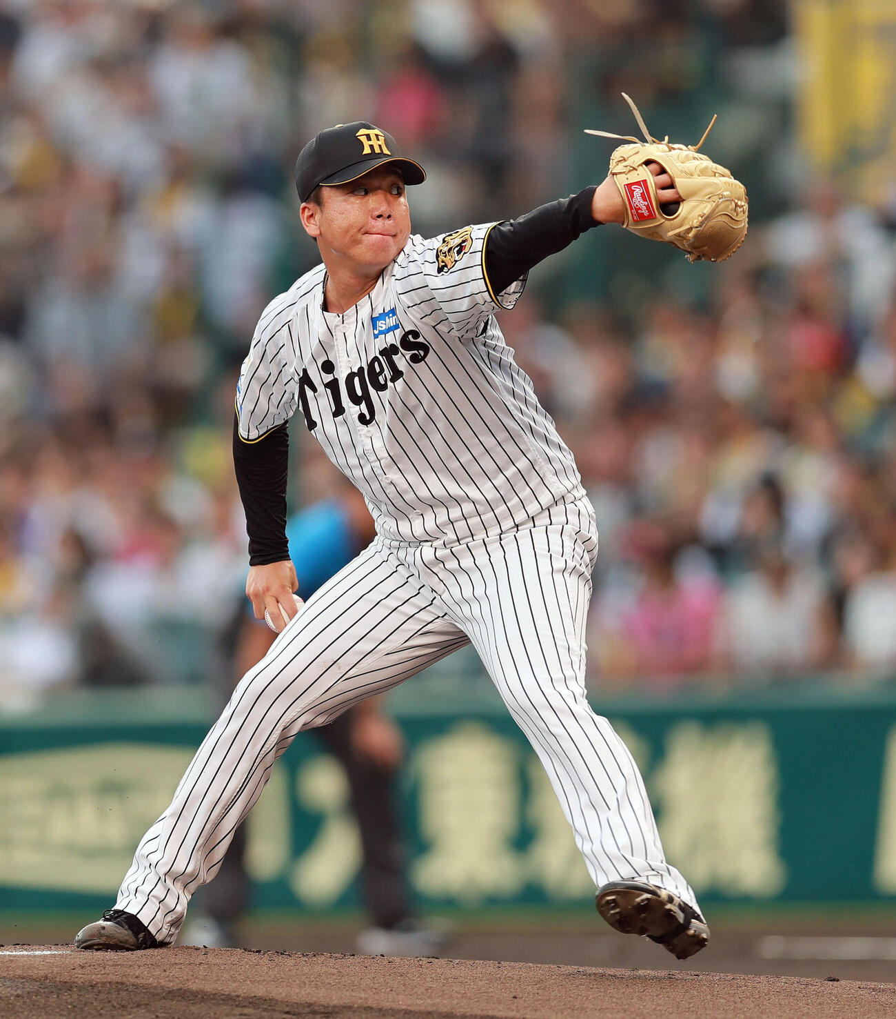 阪神対ヤクルト　阪神先発の村上頌樹（撮影・上山淳一）
