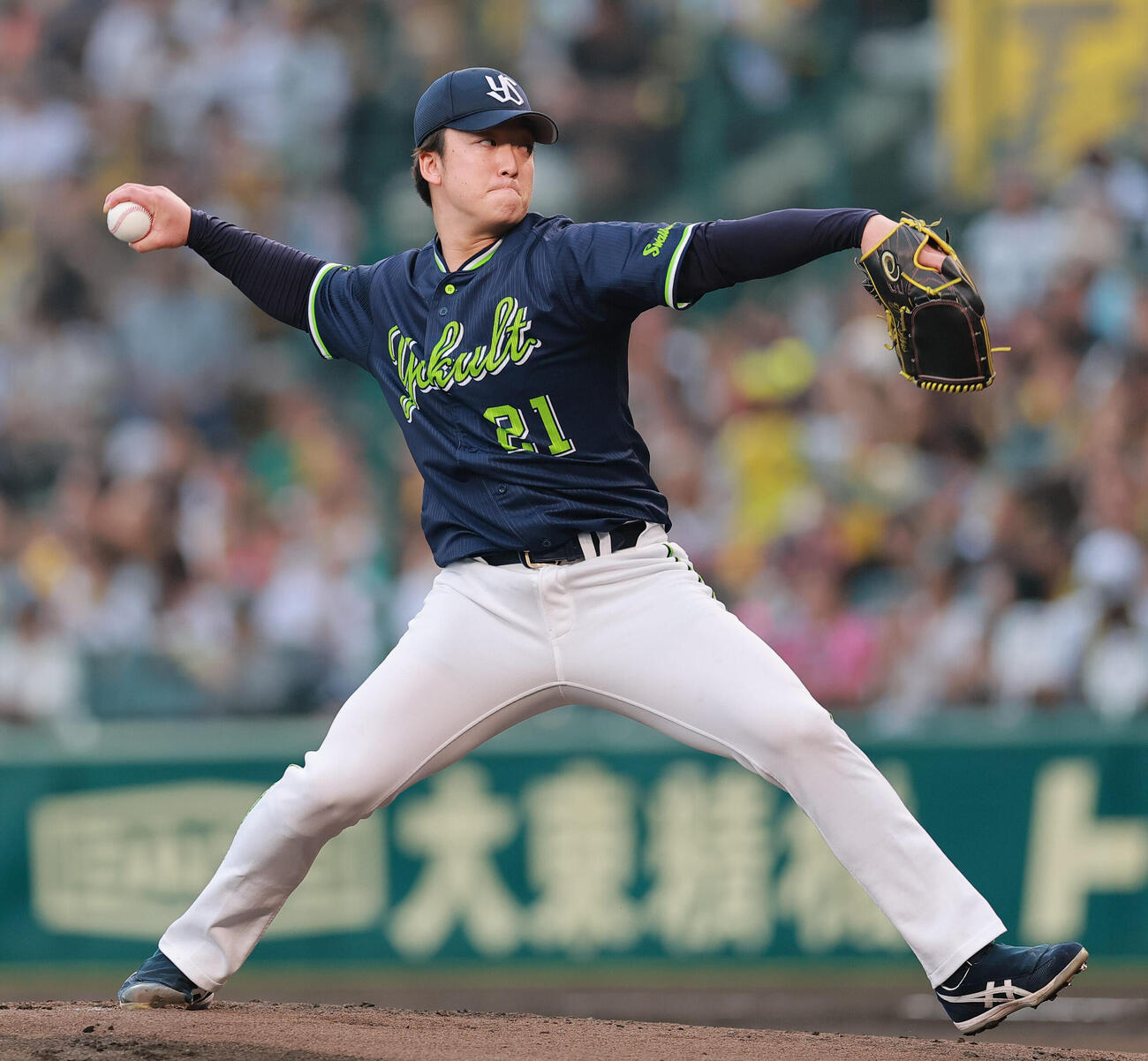 阪神対ヤクルト　ヤクルト先発の吉村貢司郎（撮影・上山淳一）