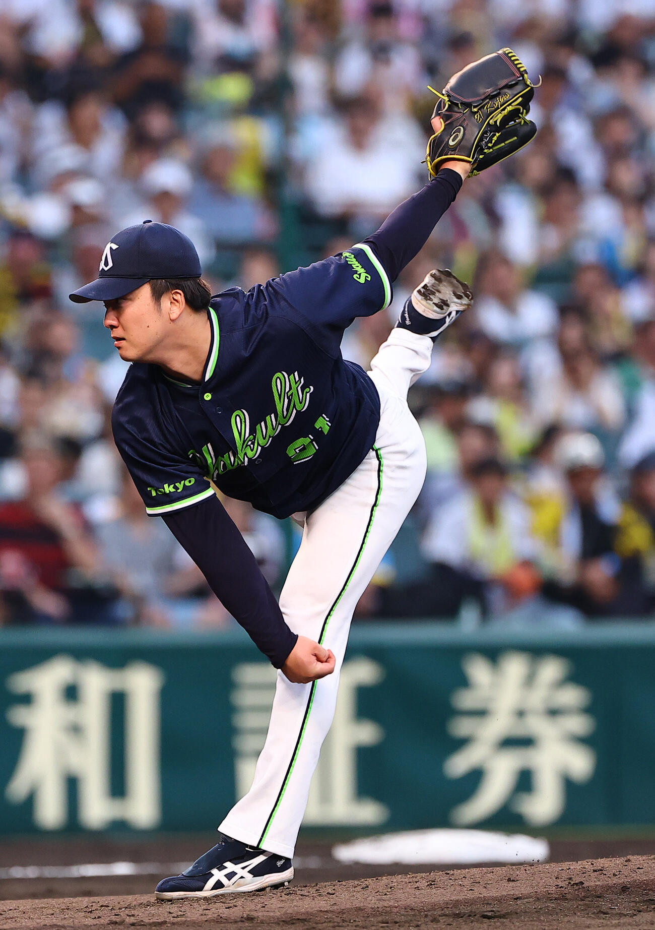 阪神対ヤクルト　ヤクルト先発の吉村貢司郎（撮影・上田博志）