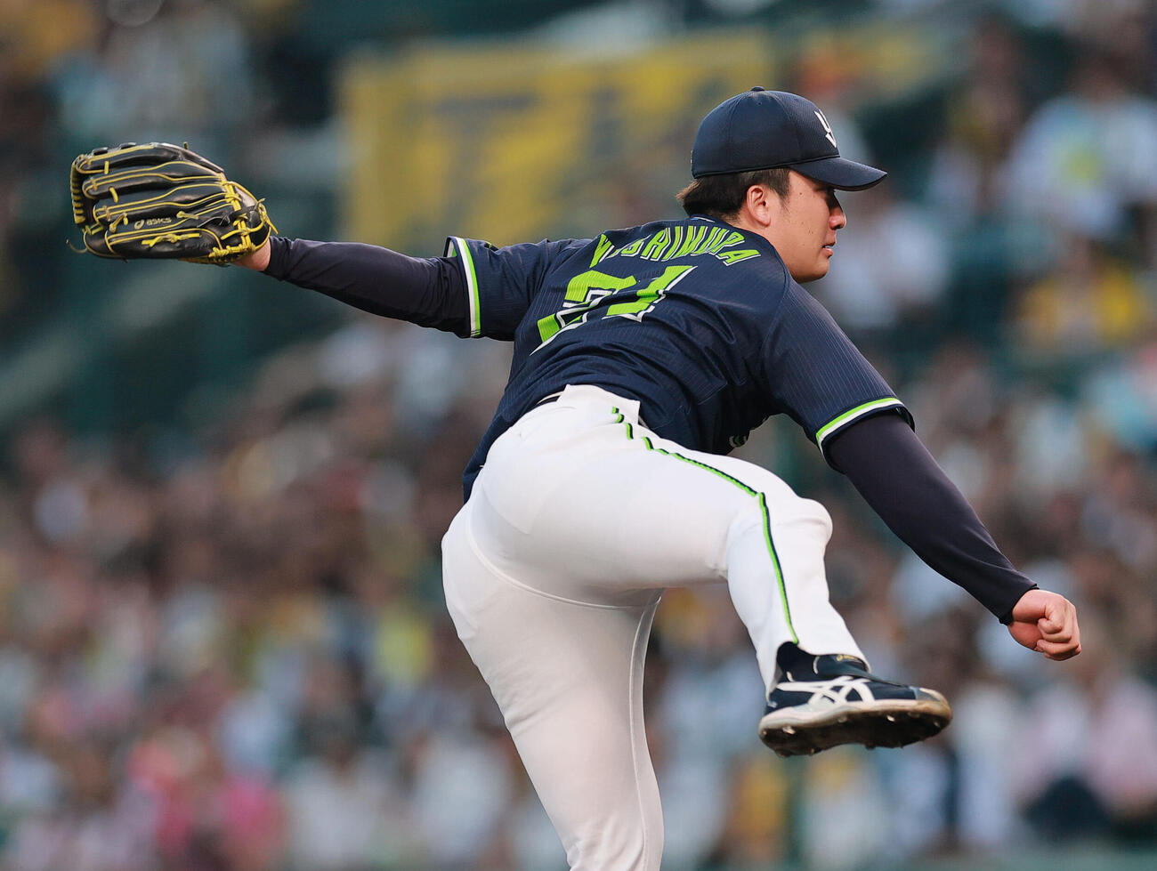 阪神対ヤクルト　ヤクルト先発の吉村貢司郎（撮影・上山淳一）
