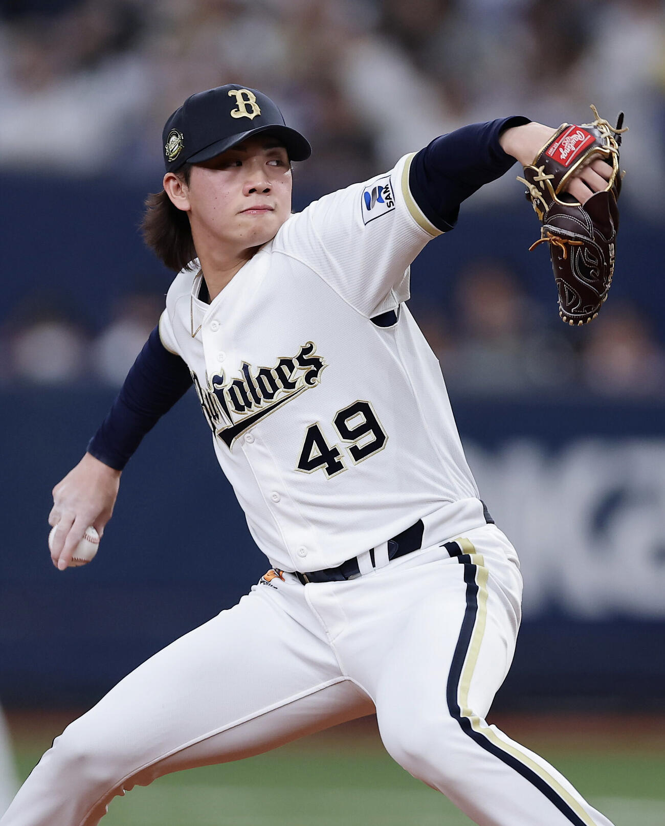 オリックス片山楽生（2026年6月20日撮影）