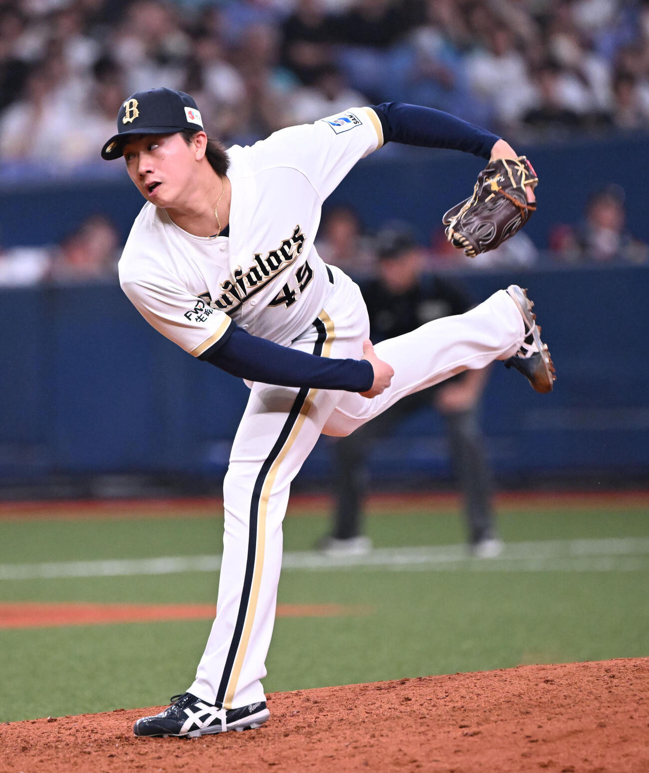 オリックス片山楽生（2026年4月撮影）
