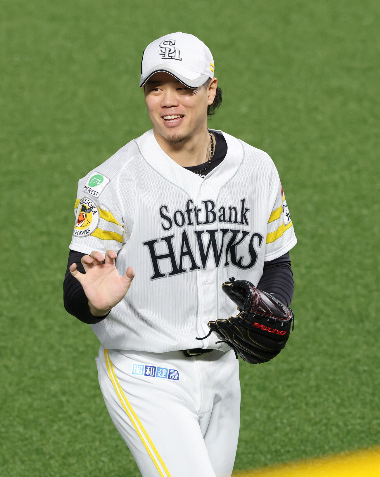 ソフトバンク上茶谷大河（2026年7月撮影）