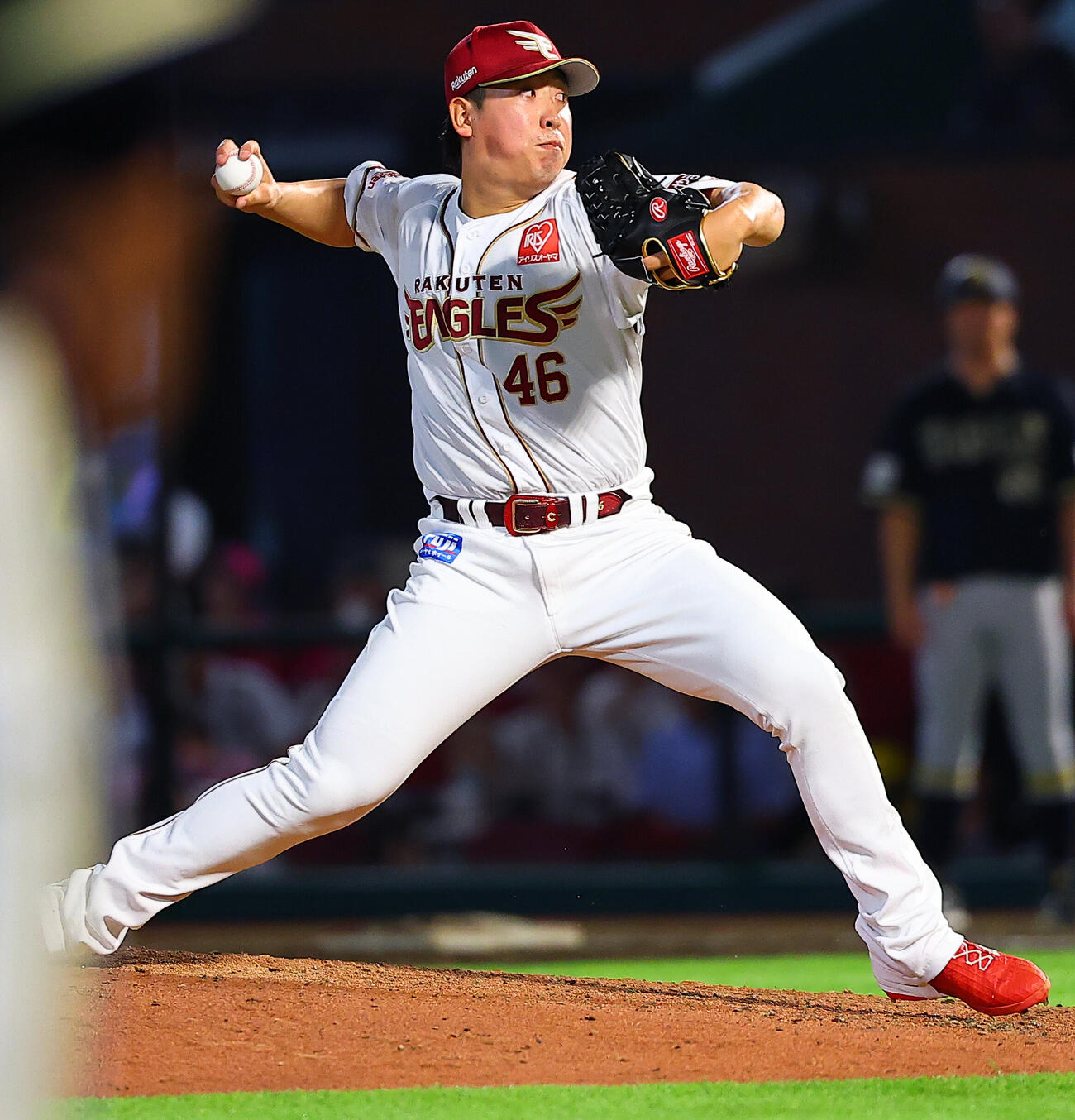 楽天対オリックス　力投する楽天藤平尚真（撮影・野上伸悟）