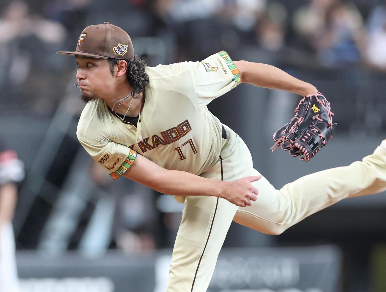 日本ハム対ソフトバンク　日本ハム先発の伊藤大海（撮影・黒川智章）