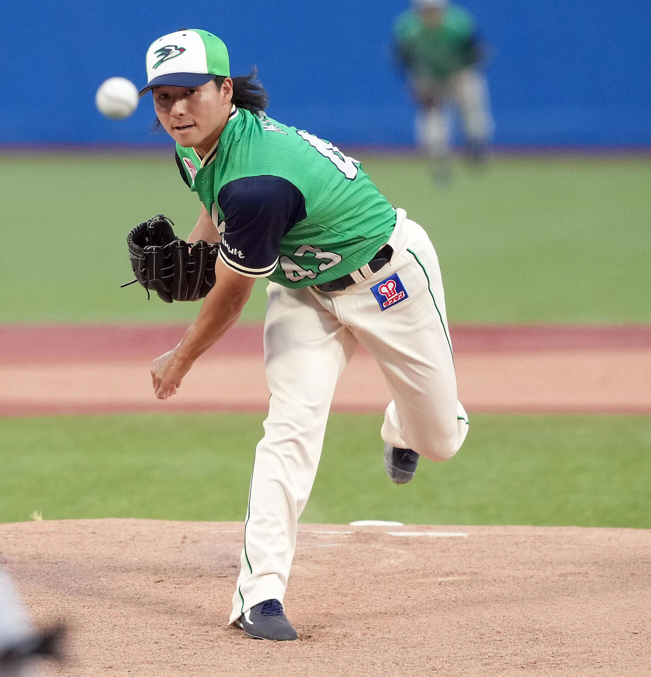 ヤクルト対巨人　ヤクルト先発の増居翔太（撮影・たえ見朱実）