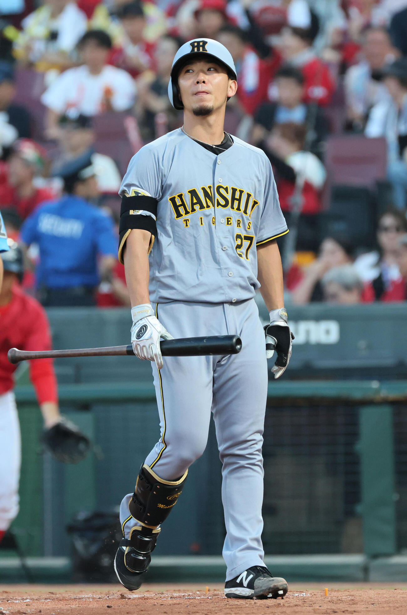 広島対阪神　2回表2死満塁、伊藤将司は三振（撮影・加藤孝規）