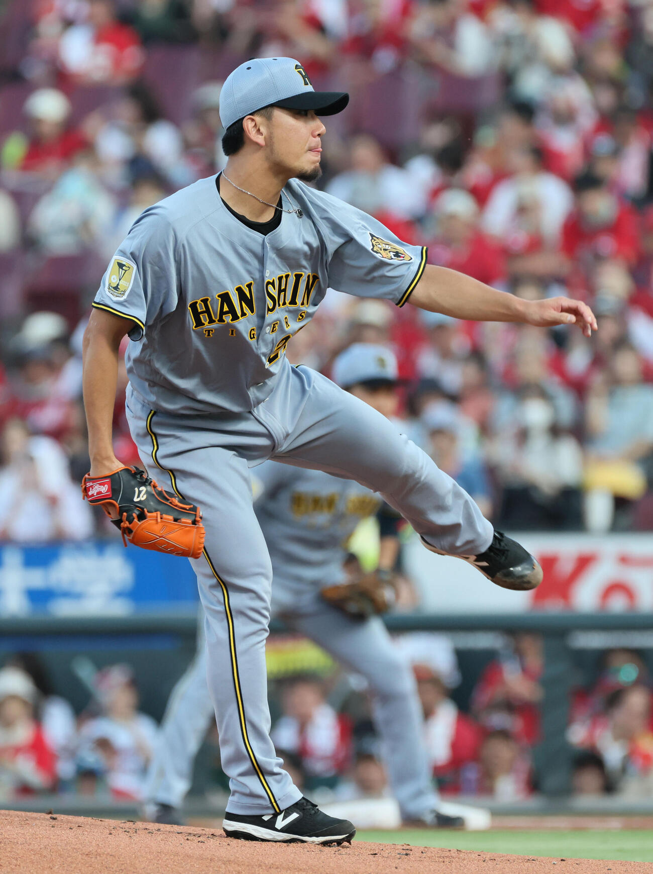 広島対阪神　阪神先発の伊藤将司（撮影・加藤孝規）