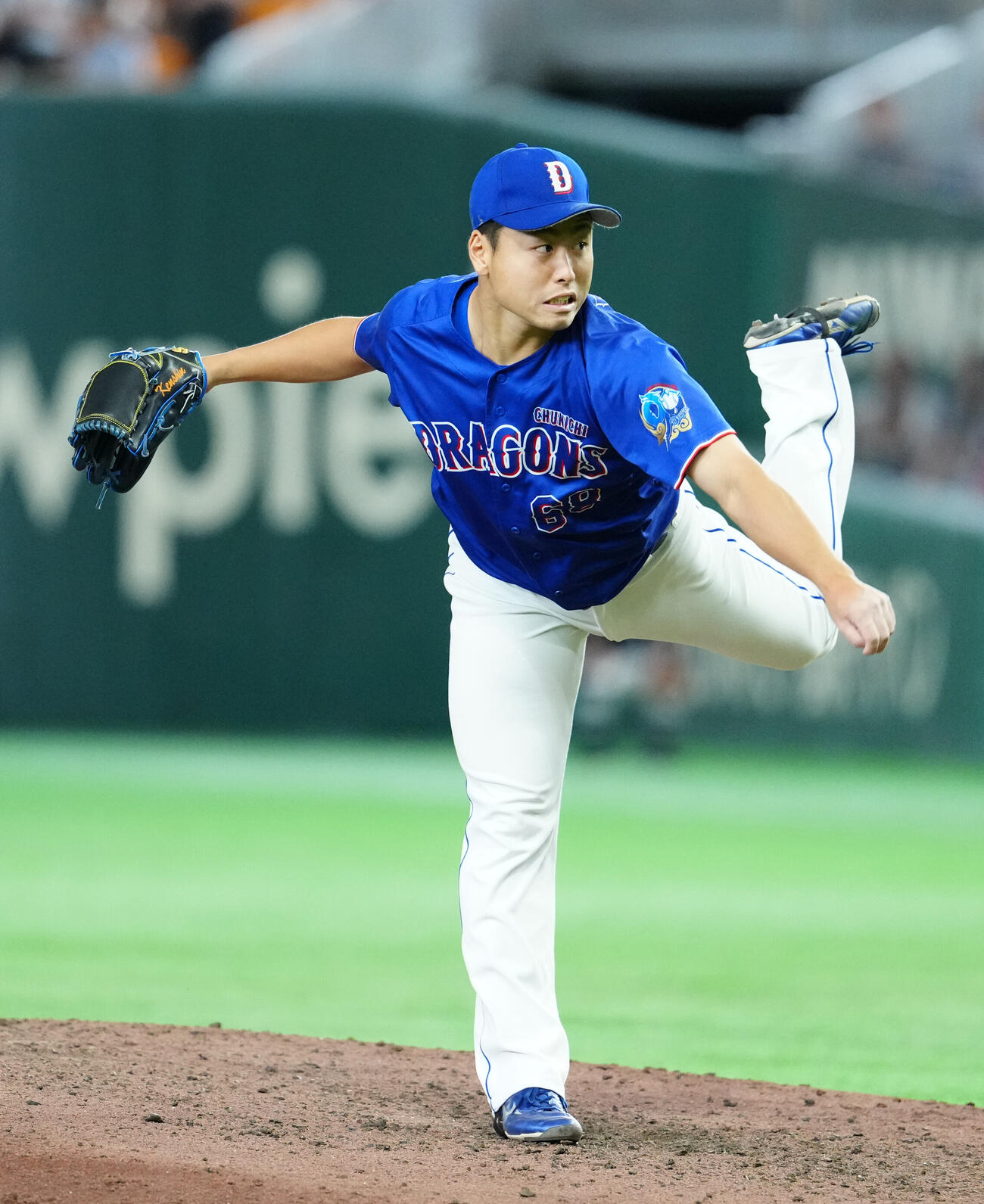 巨人対中日　中日4番手の牧野憲伸（撮影・江口和貴）