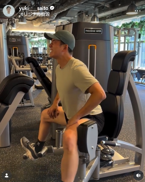 斎藤佑樹氏のインスタグラムから
