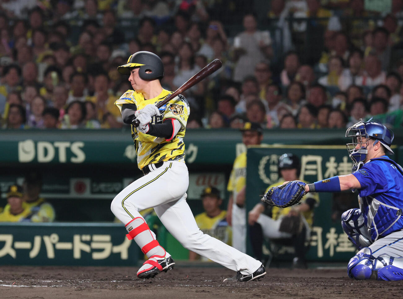 阪神対DeNA 5回裏阪神無死二、三塁、下村海翔は遊ゴロの間に同点とする（撮影・宮崎幸一）