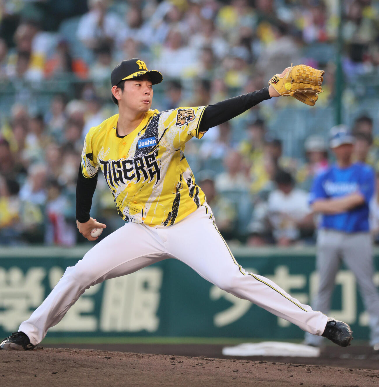 阪神対DeNA　阪神先発の下村海翔（撮影・宮崎幸一）