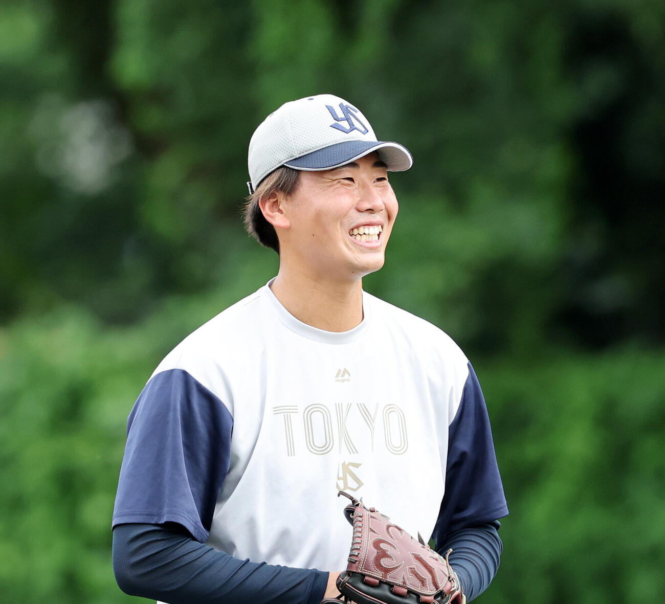 ヤクルト西舘昂汰（2026年7月撮影）