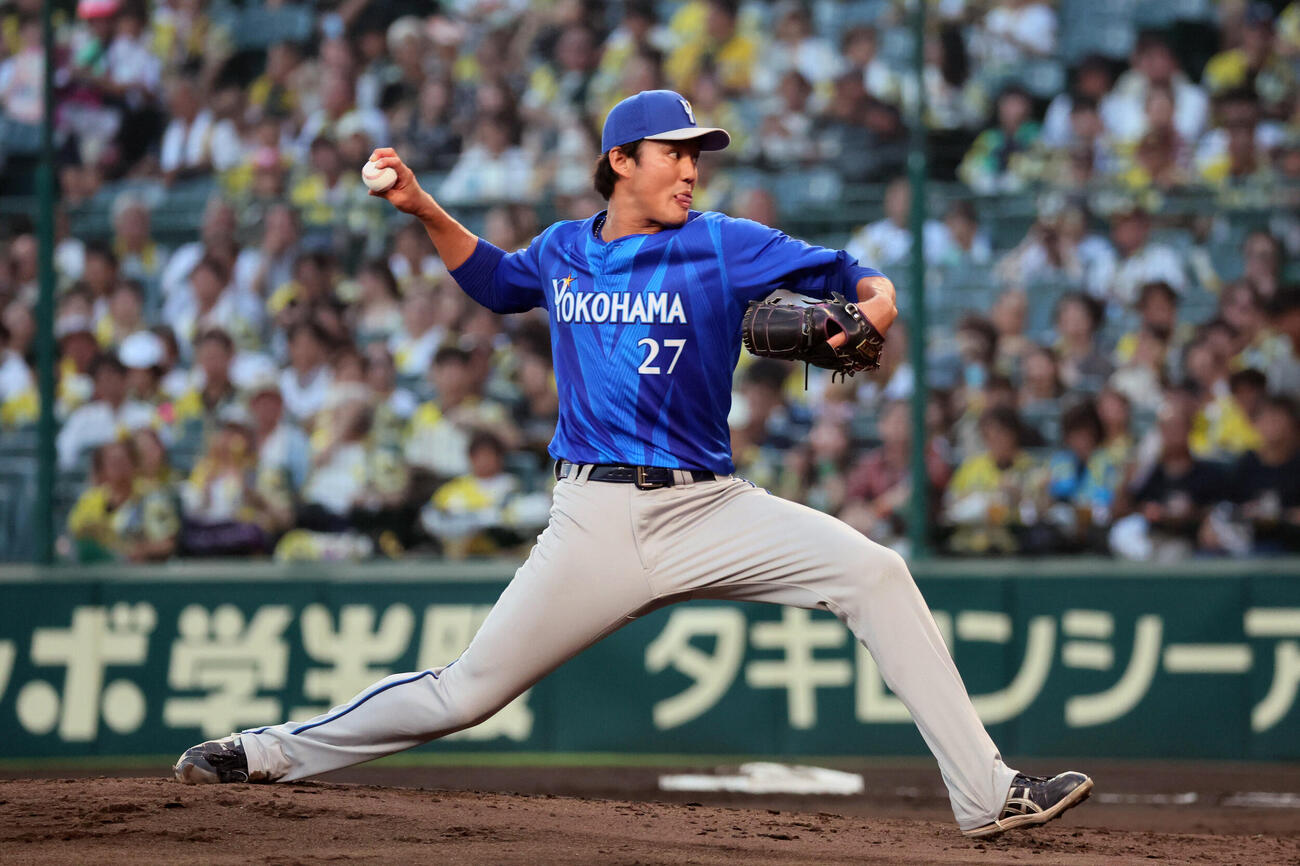 阪神対DeNA DeNA先発の藤浪晋太郎（撮影・宮崎幸一）