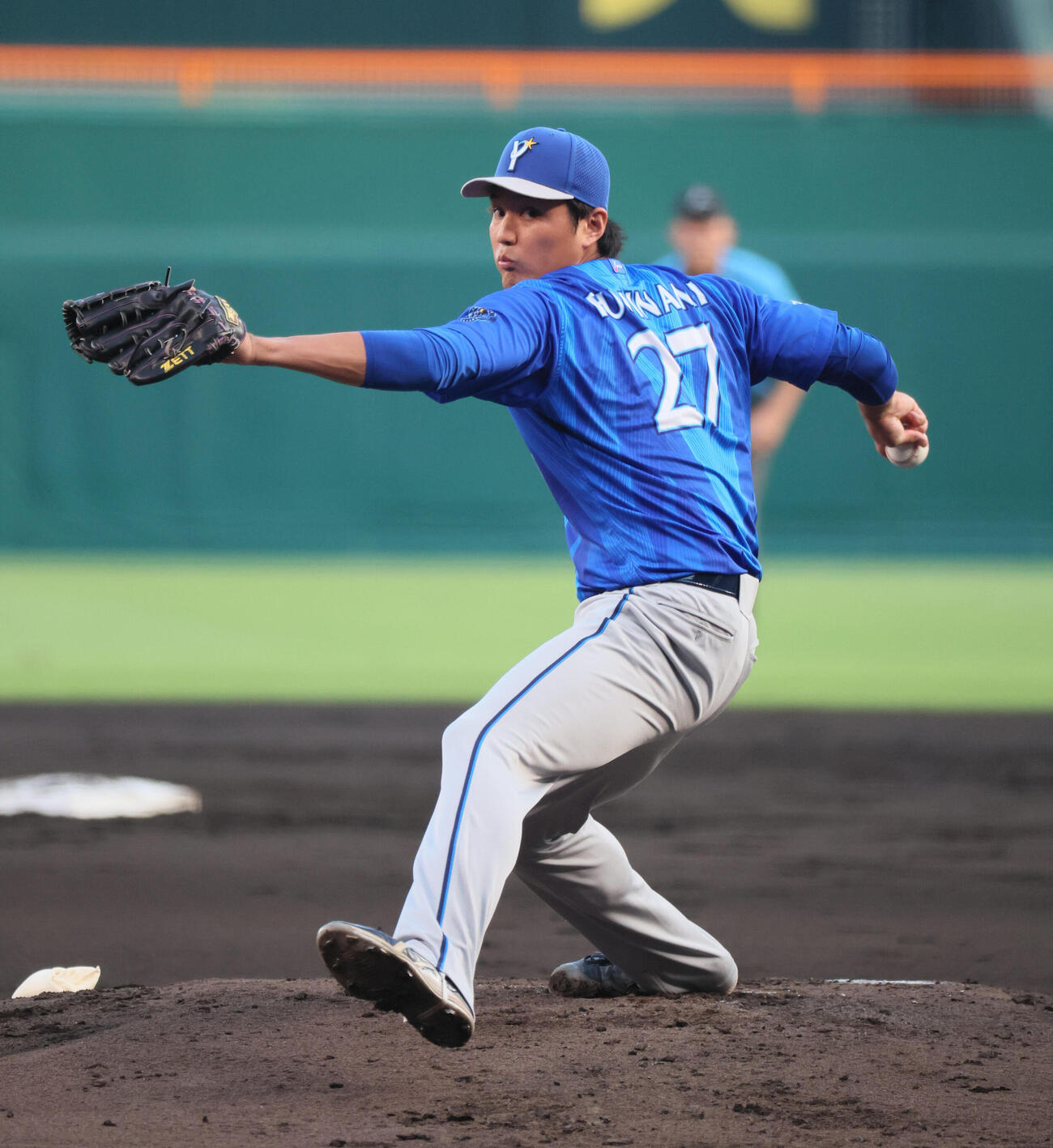 阪神対DeNA DeNA先発の藤浪晋太郎（撮影・宮崎幸一）