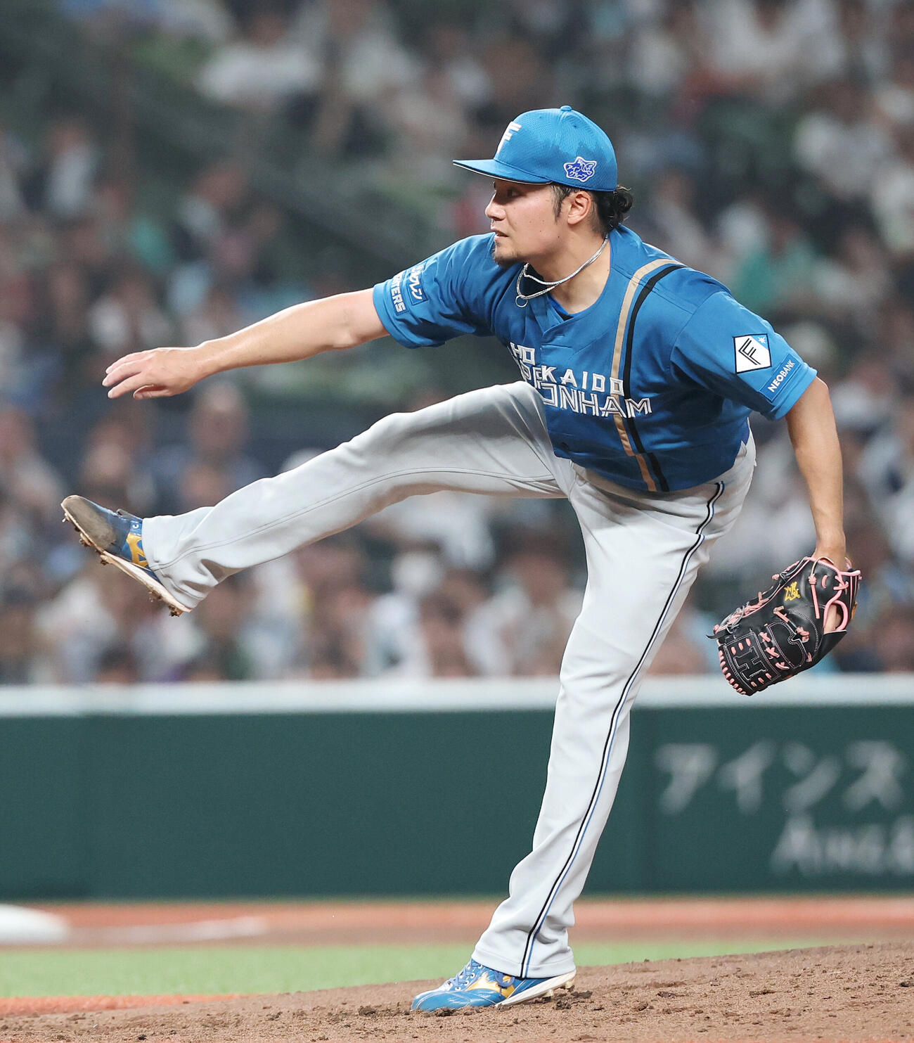 西武対日本ハム　日本ハム先発の伊藤大海（撮影・宮地輝）
