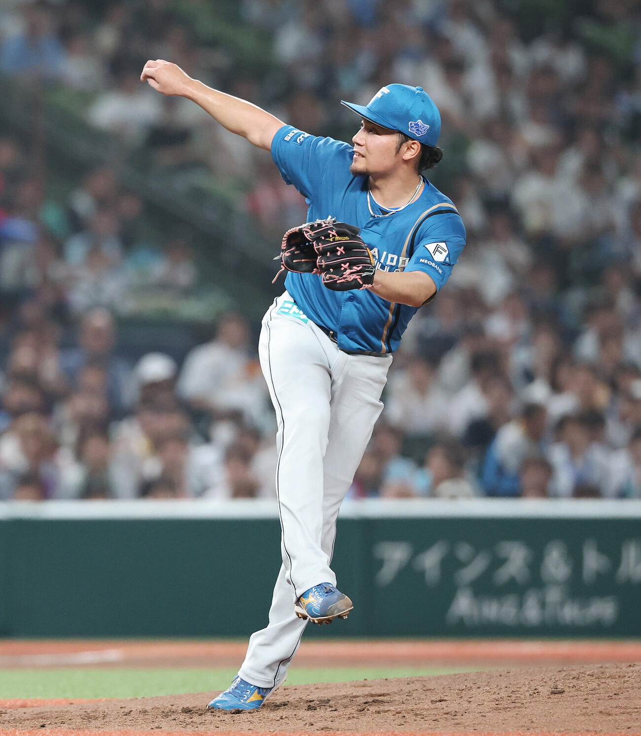 西武対日本ハム　日本ハム先発の伊藤大海（撮影・宮地輝）