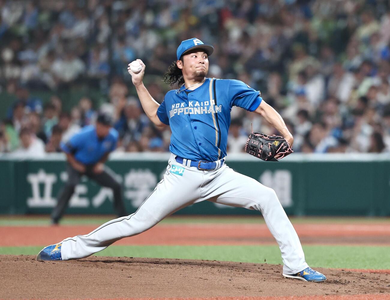 西武対日本ハム　日本ハム先発の伊藤大海（撮影・宮地輝）
