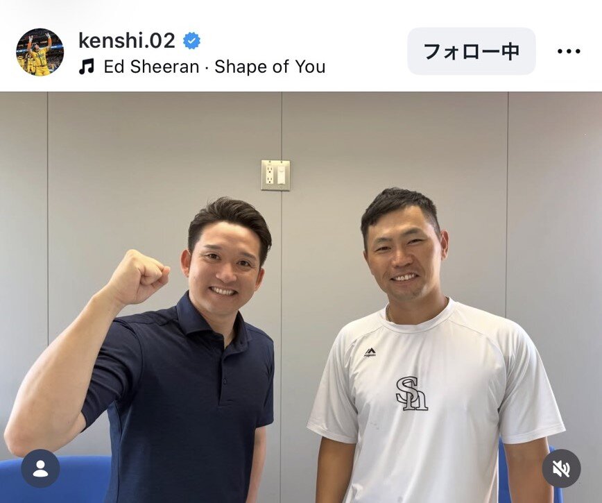 杉谷拳士氏のインスタグラムから