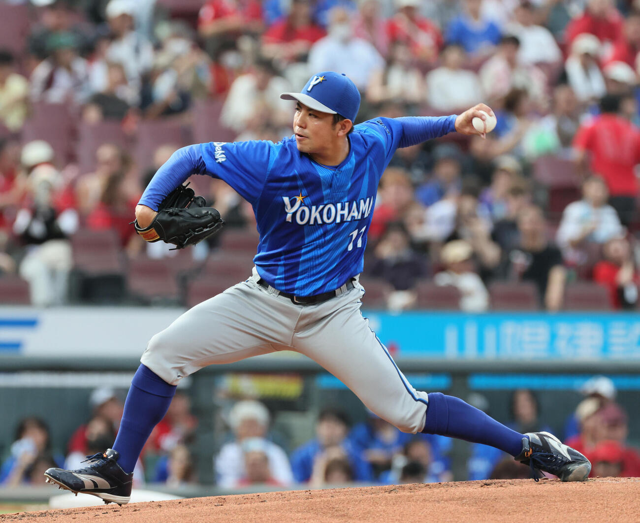 DeNA東克樹（2026年7月撮影）