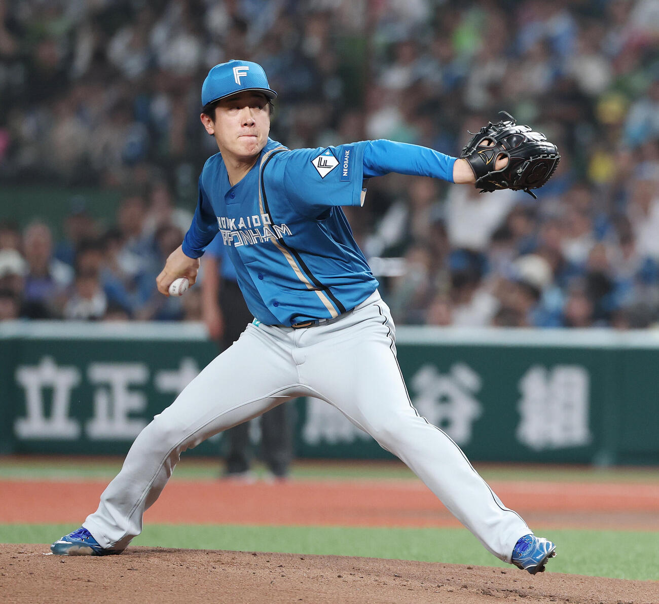 西武対日本ハム　日本ハム先発の北山亘基（撮影・宮地輝）