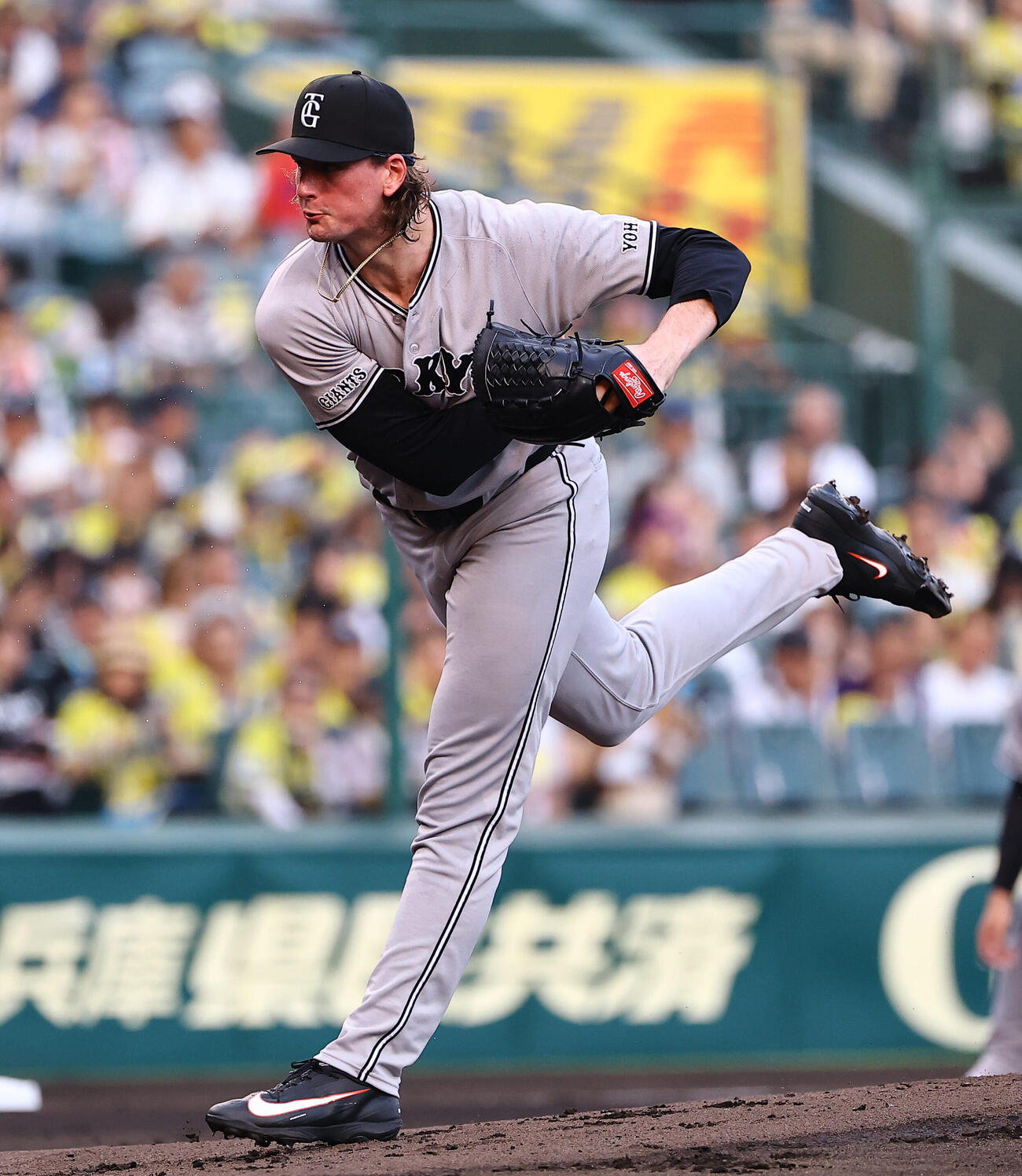 阪神対巨人　巨人先発のウィットリー（撮影・上田博志）