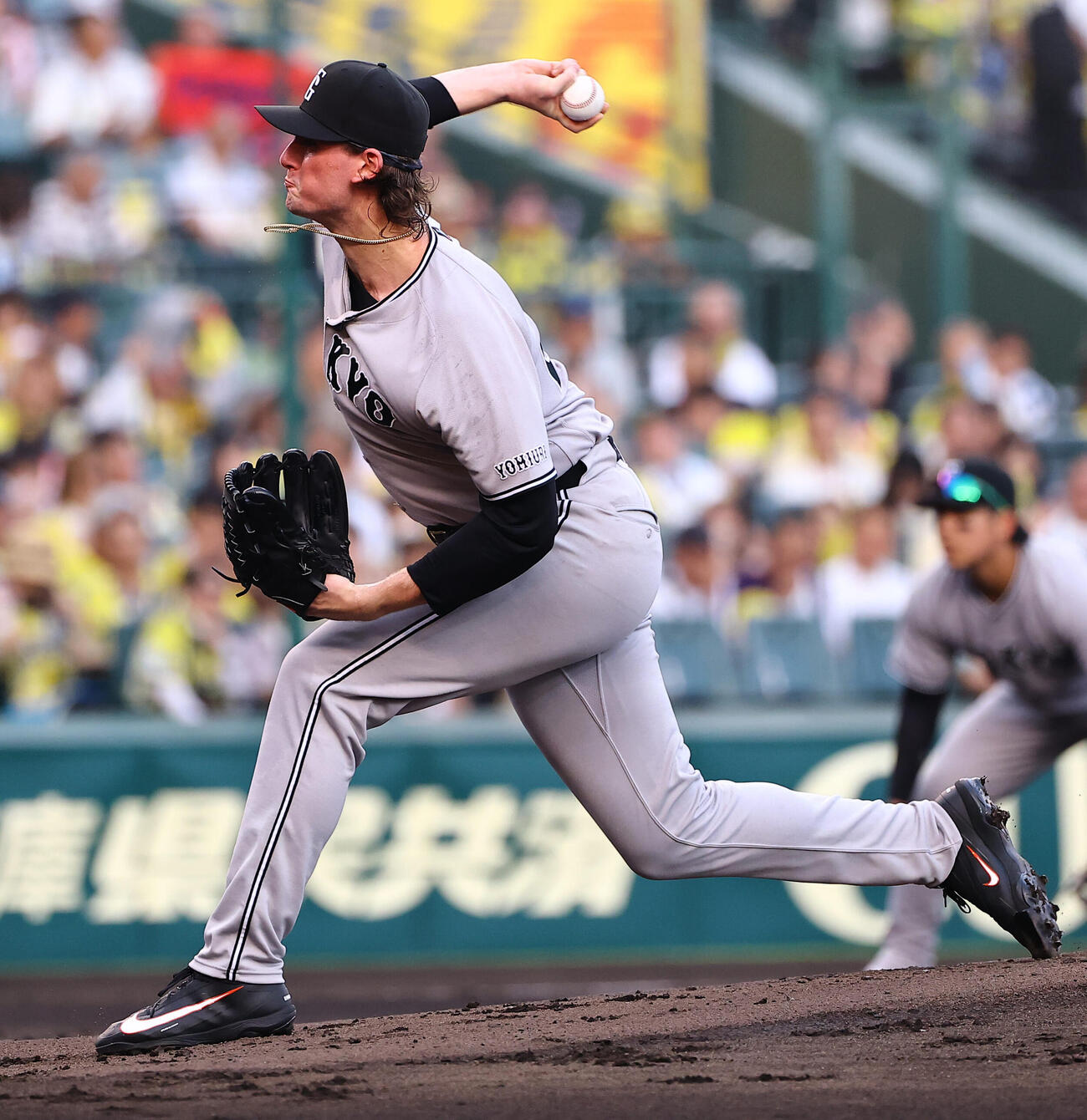 阪神対巨人　巨人先発のウィットリー（撮影・上田博志）