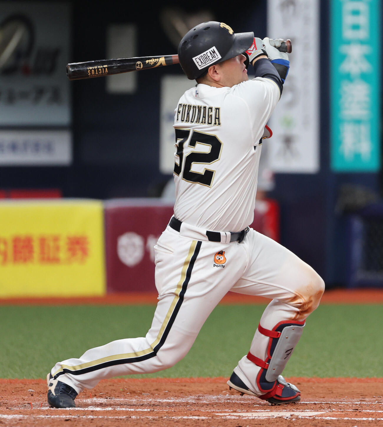 オリックス対ロッテ　7回裏オリックス1死、福永奨は本塁打を放つ（撮影・西尾就之）