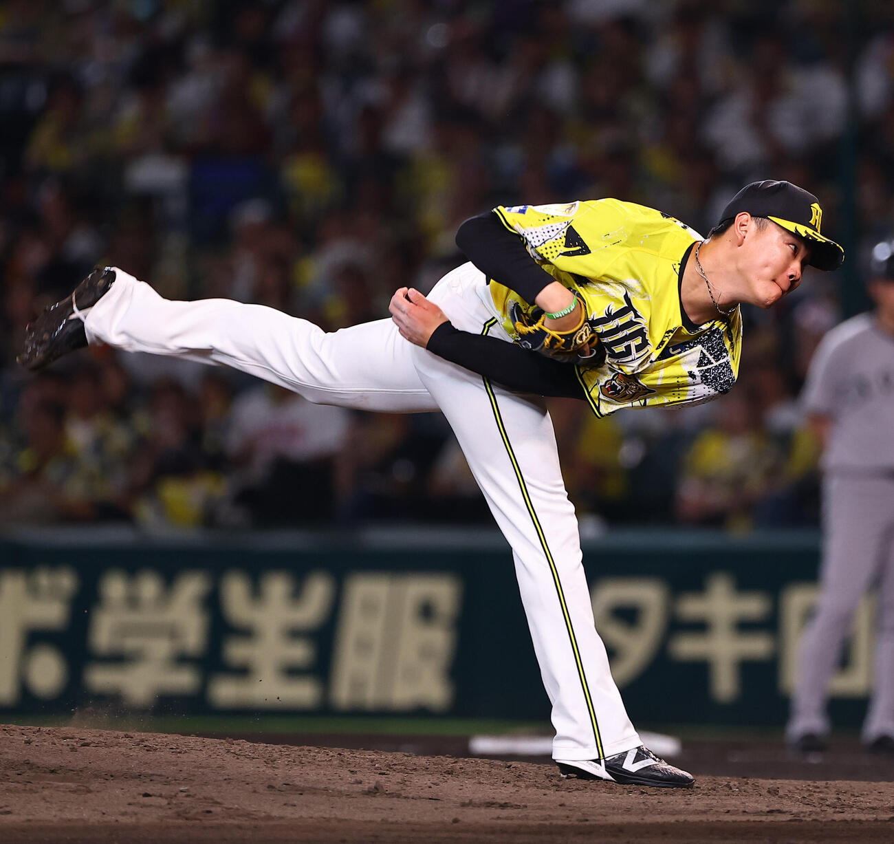 阪神対巨人　阪神3番手の及川雅貴（撮影・上田博志）