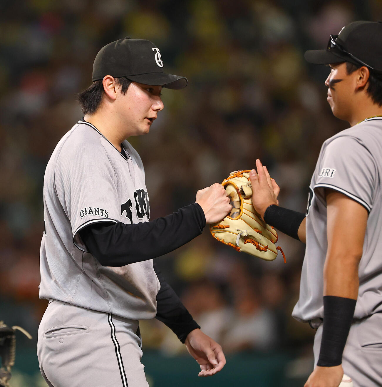 阪神対巨人　竹丸和幸は6回1失点と好投した（撮影・上田博志）