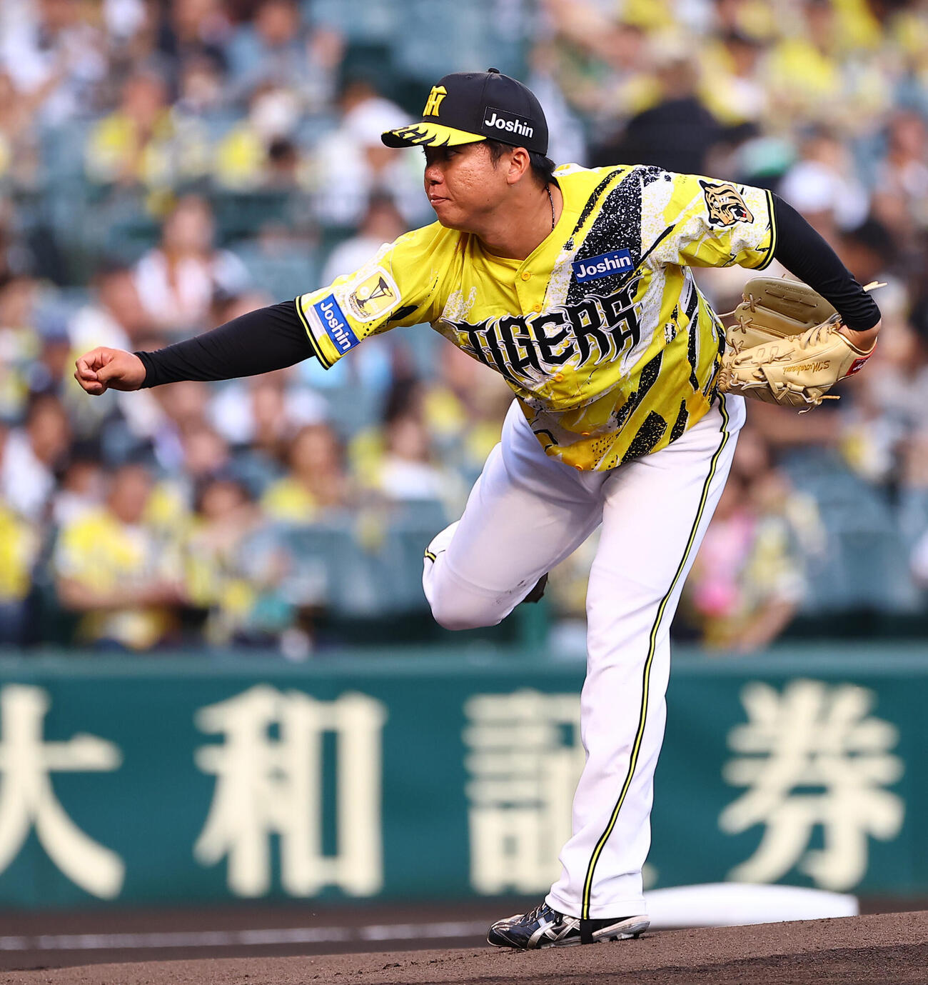 阪神対巨人　阪神先発の村上頌樹（撮影・上田博志）