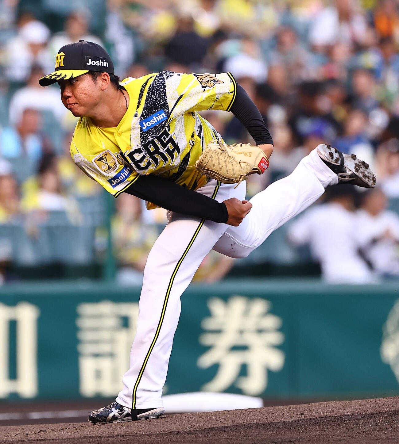 阪神対巨人　阪神先発の村上頌樹（撮影・上田博志）