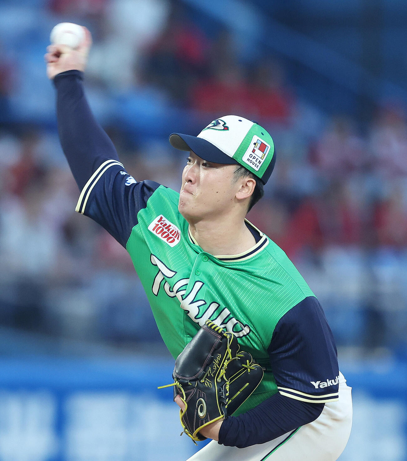 ヤクルト対広島　先発登板するヤクルト吉村貢司郎（撮影・河田真司）