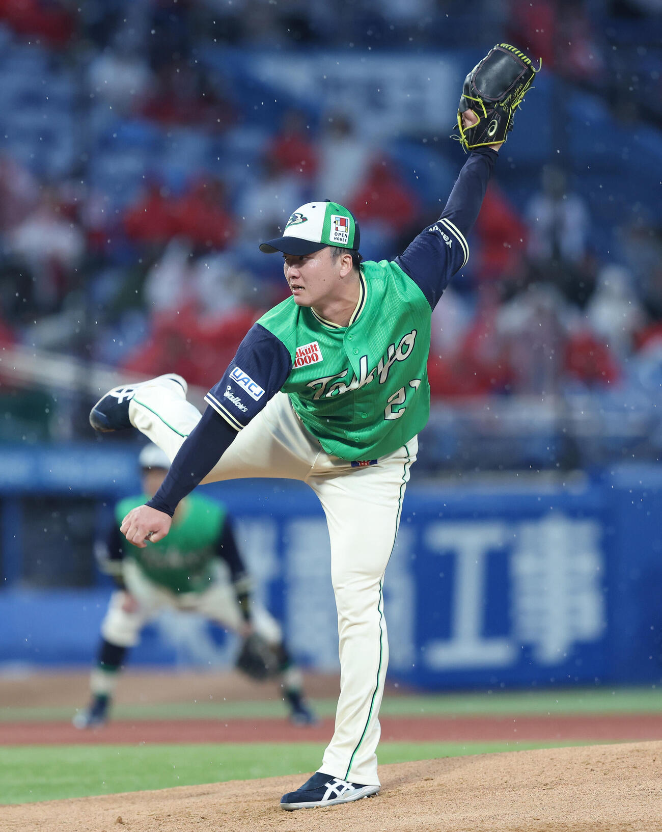 ヤクルト対広島　先発登板するヤクルト吉村貢司郎（撮影・河田真司）