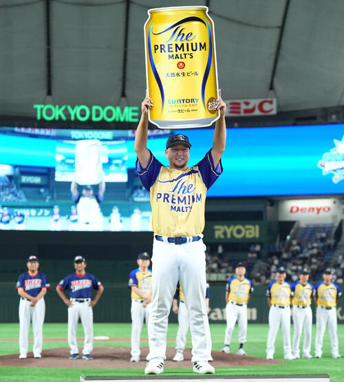 中島宏之氏の強烈なライナーでどよめき 昨季は豪快な1発でMVP