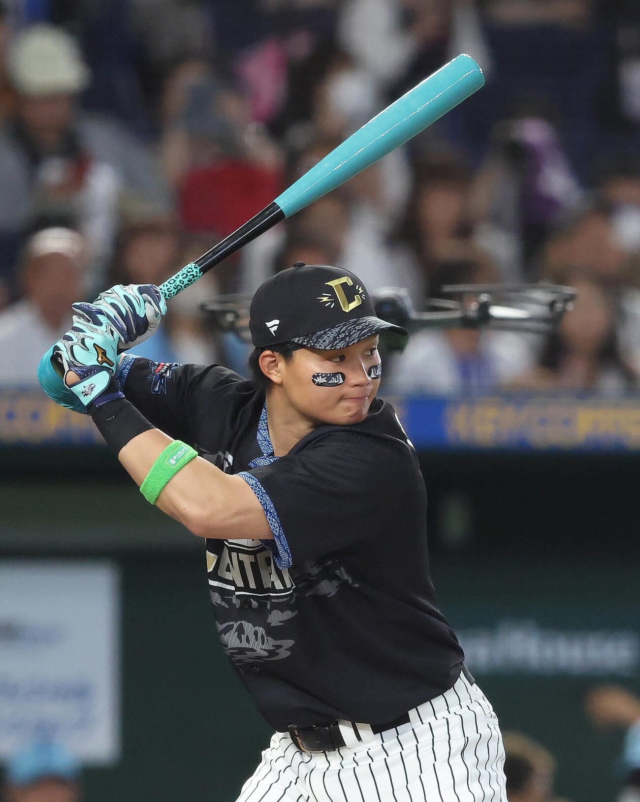 全セ対全パ　試合前、ホームランダービーに臨む阪神森下翔太