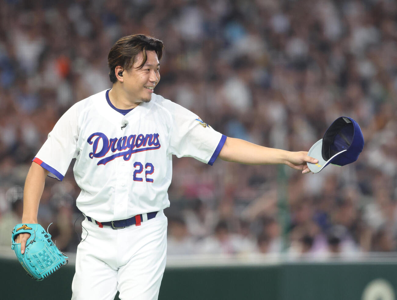 全セ対全パ　5回表を抑える大野雄大（撮影・河田真司）