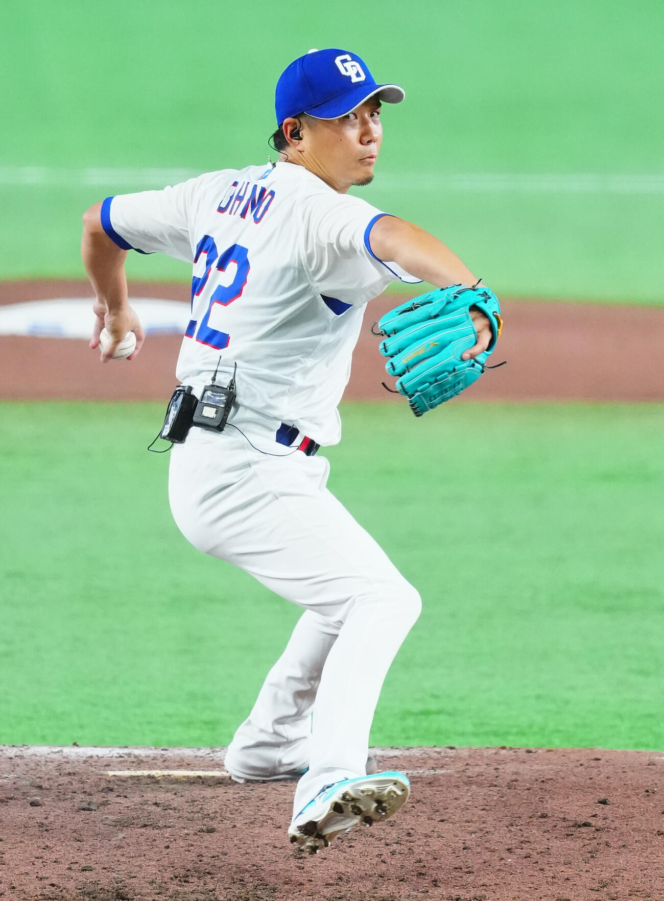 全セ対全パ　5回表、全セ4番手の大野雄大（撮影・垰建太）
