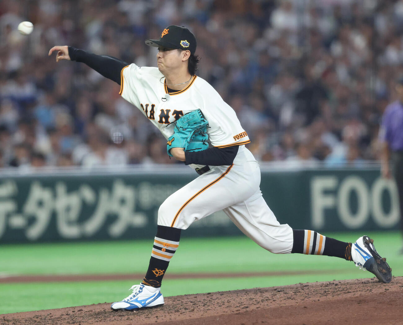 全セ対全パ　6回表、力投する田中瑛斗（撮影・河田真司）