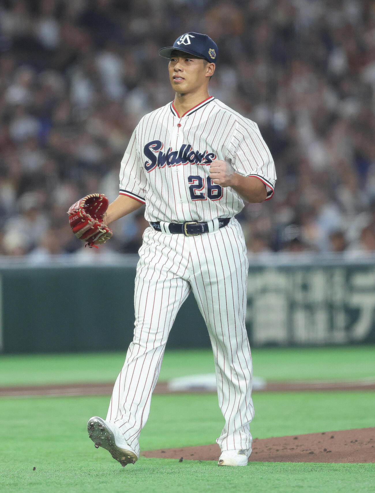 全セ対全パ　1回表を抑える山野太一（撮影・河田真司）