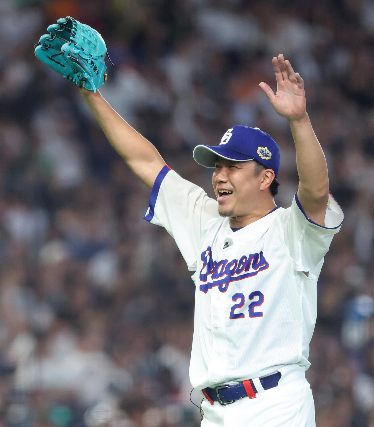 全セ対全パ　5回表を抑える大野雄大（撮影・河田真司）