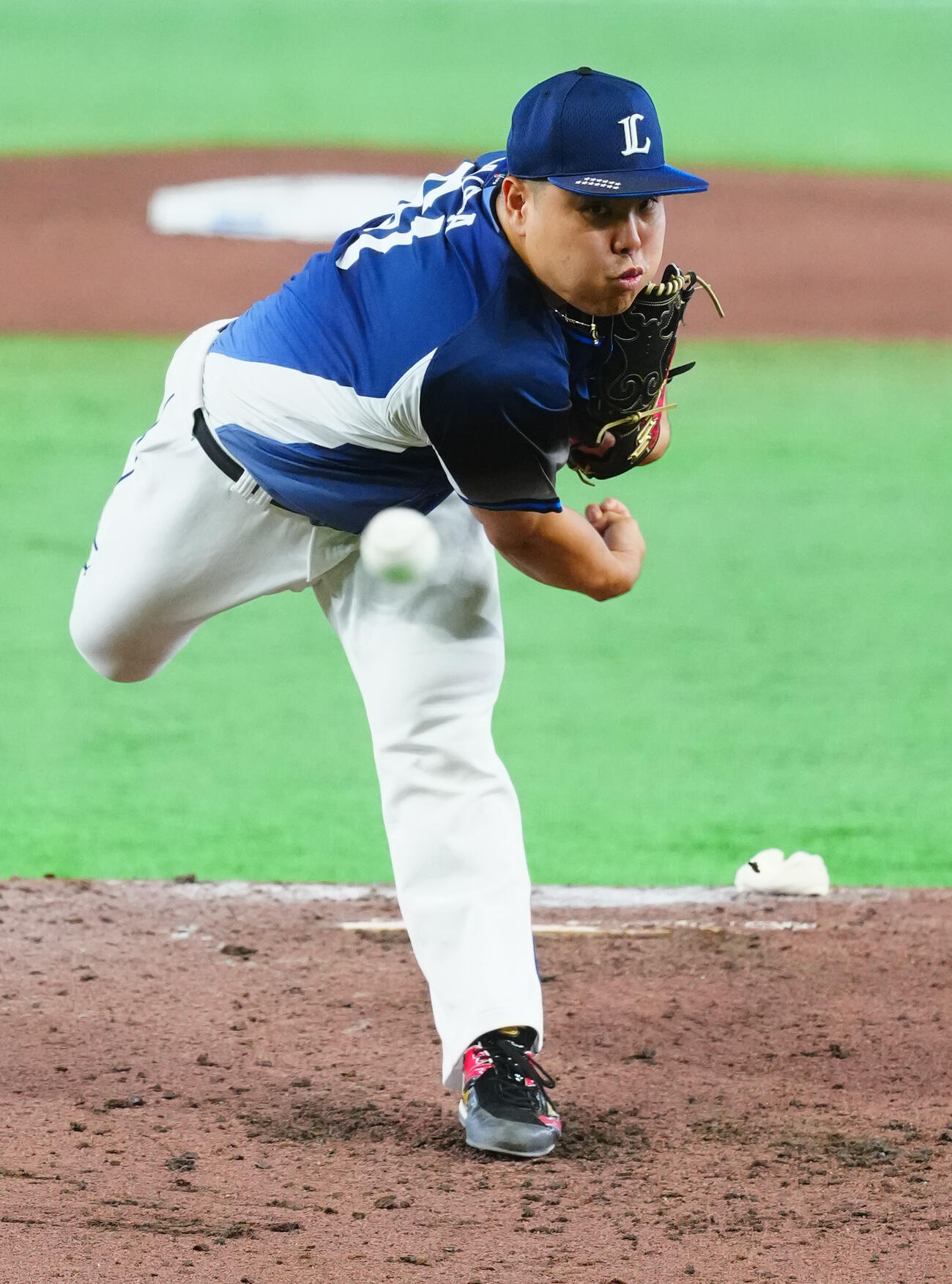 全セ対全パ　3回裏、全パ3番手の平良海馬（撮影・垰建太）