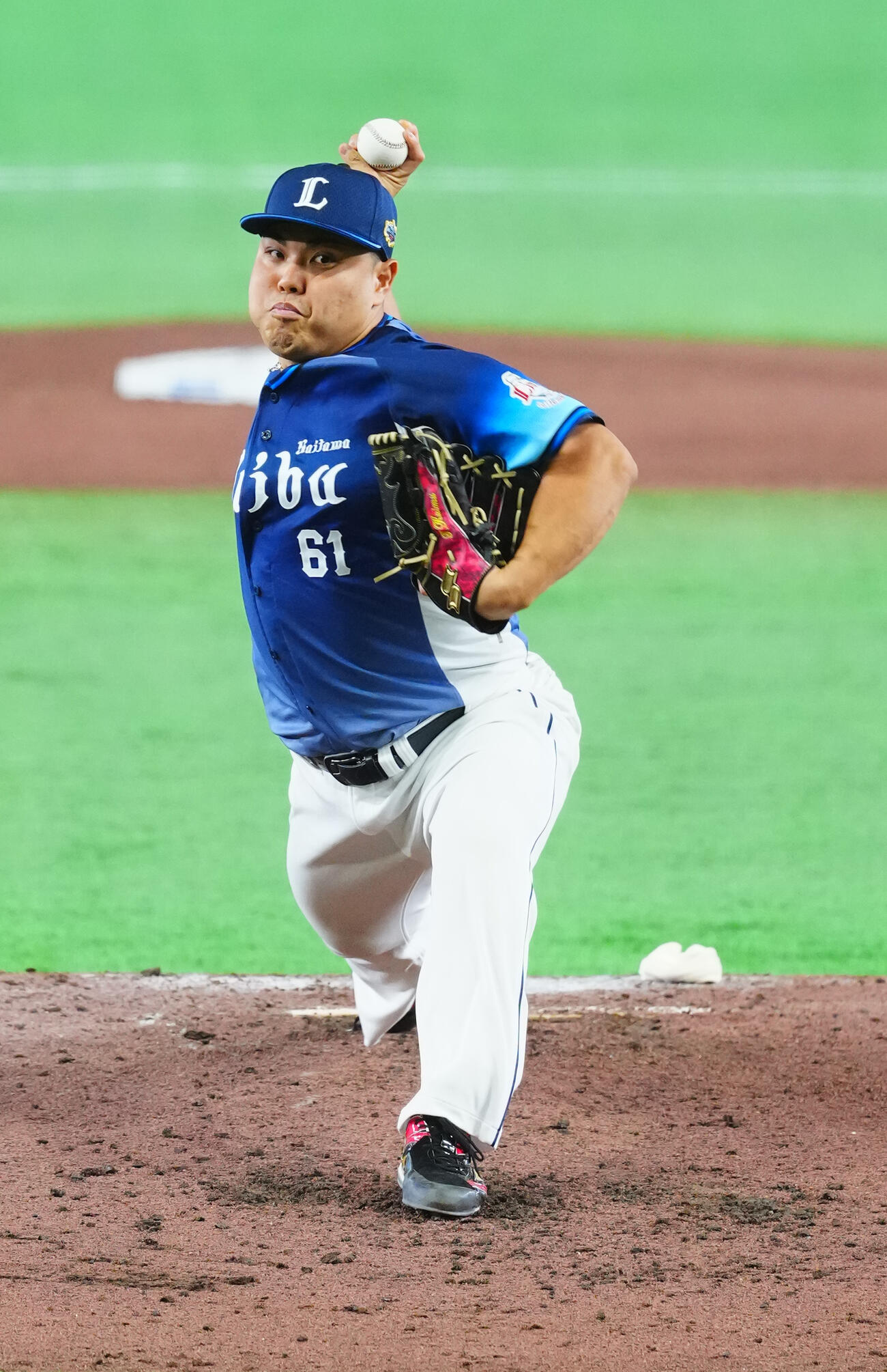 全セ対全パ　3回裏、全パ3番手の平良海馬（撮影・垰建太）