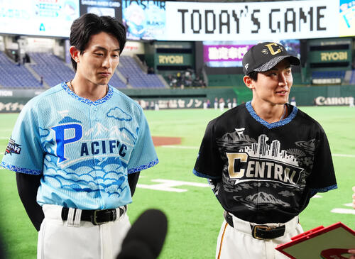 球宴】監督選出の巨人浦田俊輔が初出場、周東佑京とは盗塁談義「人には