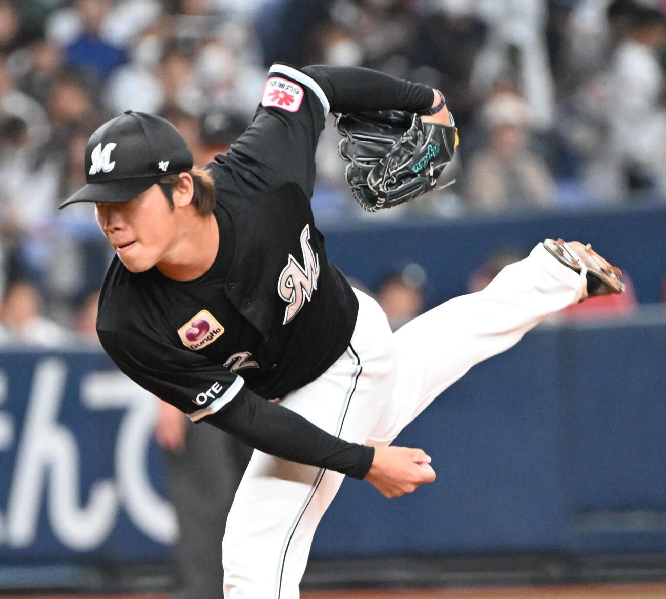ロッテ森遼大朗（2023年撮影）
