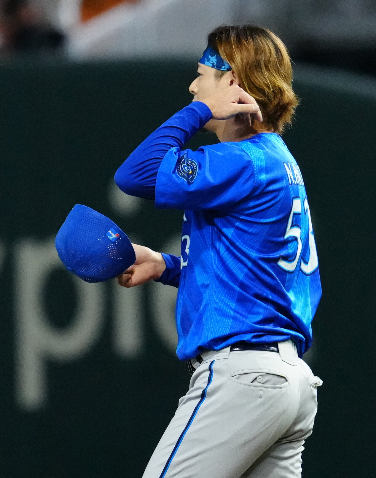 巨人対DeNA 6回裏巨人無死、泉口友汰に本塁打を浴びた中川颯（撮影・江口和貴）