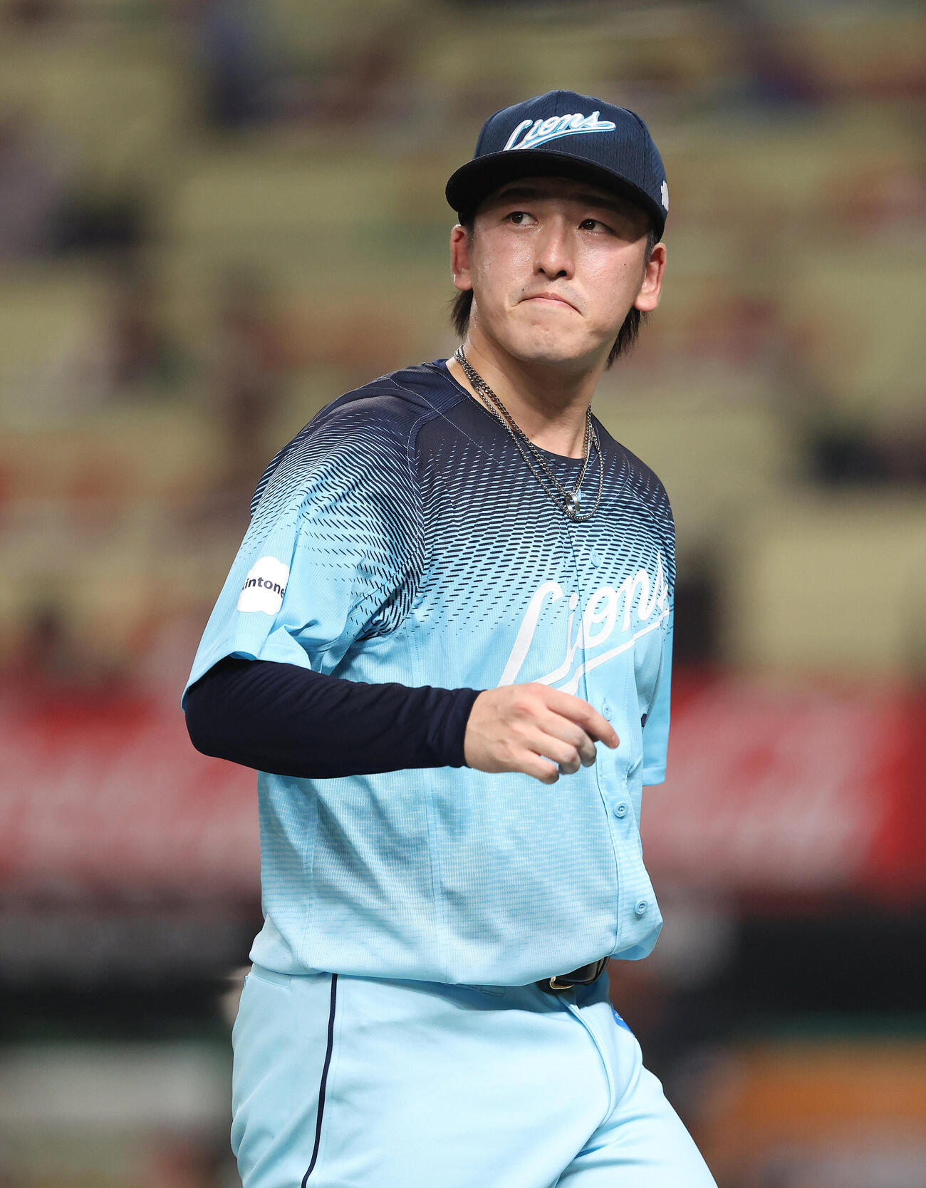 西武対オリックス　6回表に同点を許す隅田知一郎（撮影・河田真司）