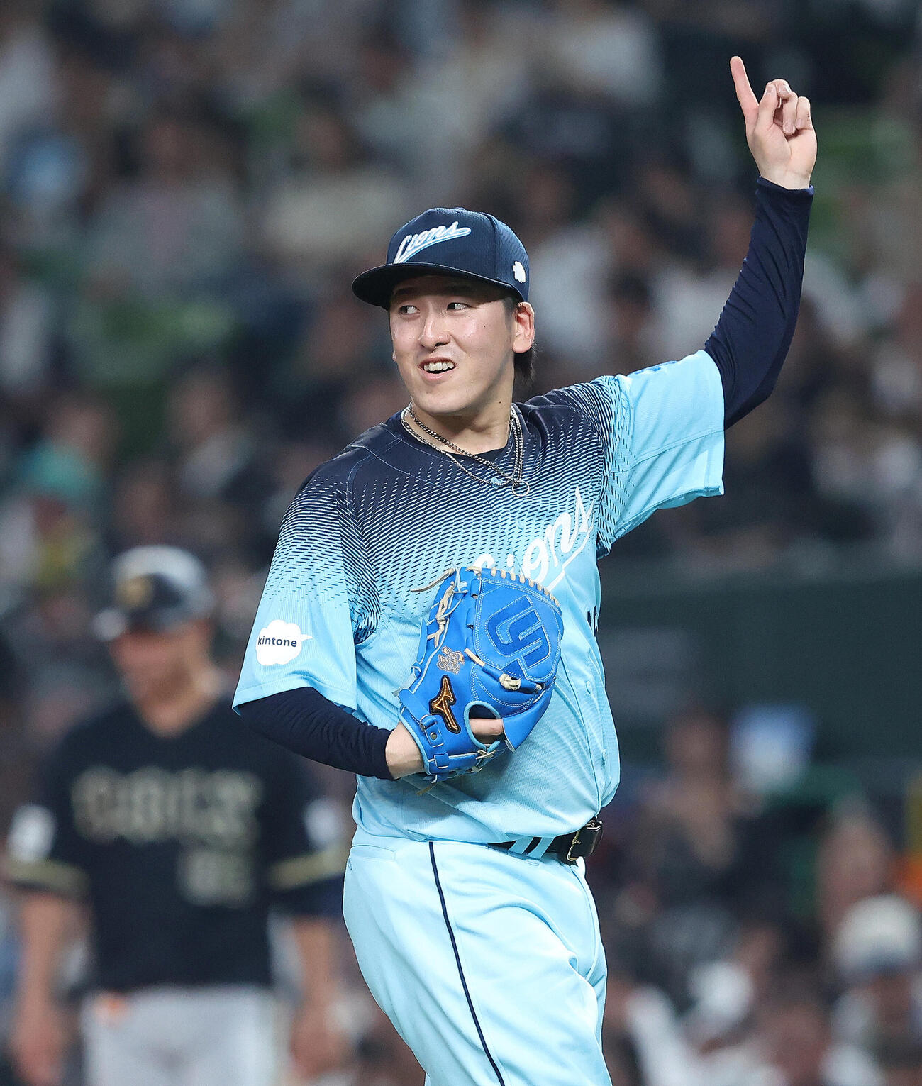 西武対オリックス　3回表オリックス2死、宗佑磨を遊ゴロに抑える隅田知一郎（撮影・河田真司）