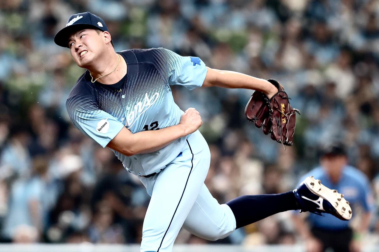 西武対オリックス　先発登板する西武渡辺勇太朗（撮影・河田真司）