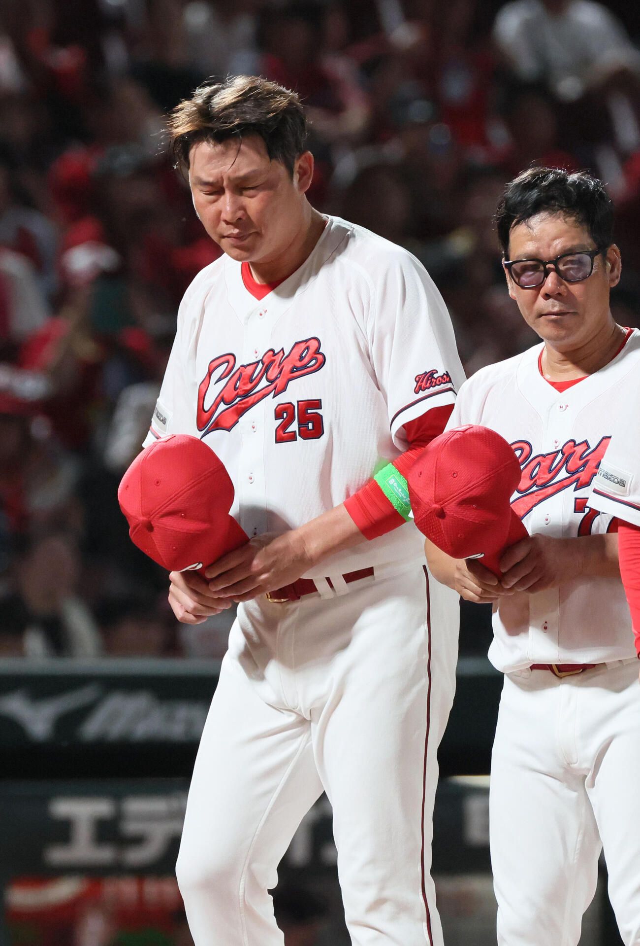広島対中日　敗れた新井貴浩監督（撮影・加藤孝規）